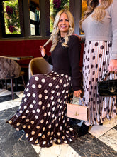 The Betty - Knitted Top Polka Dot Dress